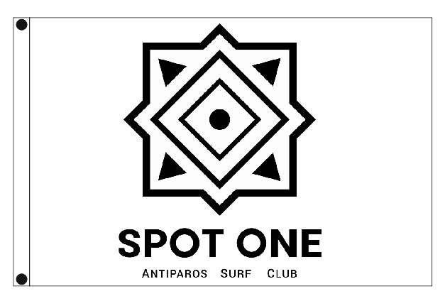 Διαφημιστικές σημαίες 150x100cm για το Surf Club KITE SPOT ONE