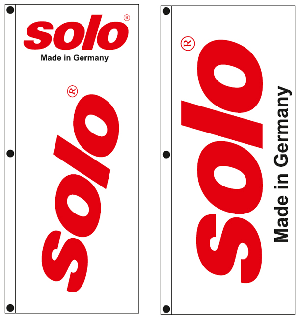Διαφημιστικές σημαίες 80x200cm SOLO