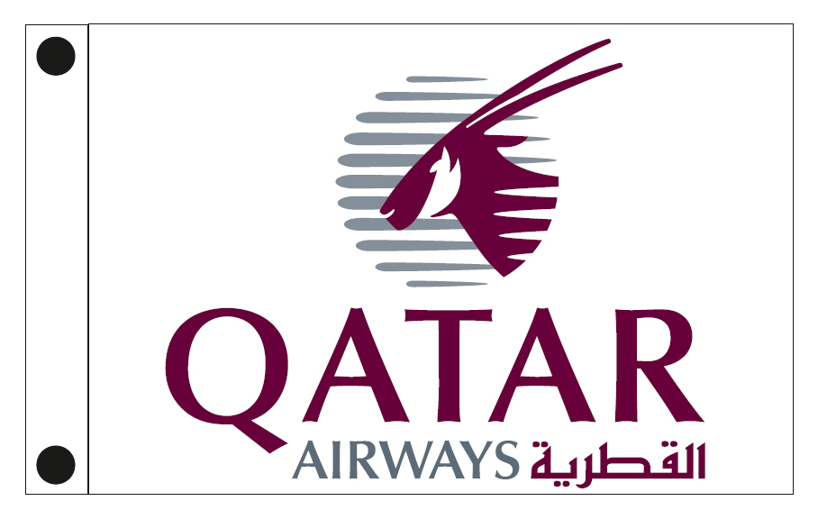 Διαφημιστική σημαία της QATAR AIRWAYS